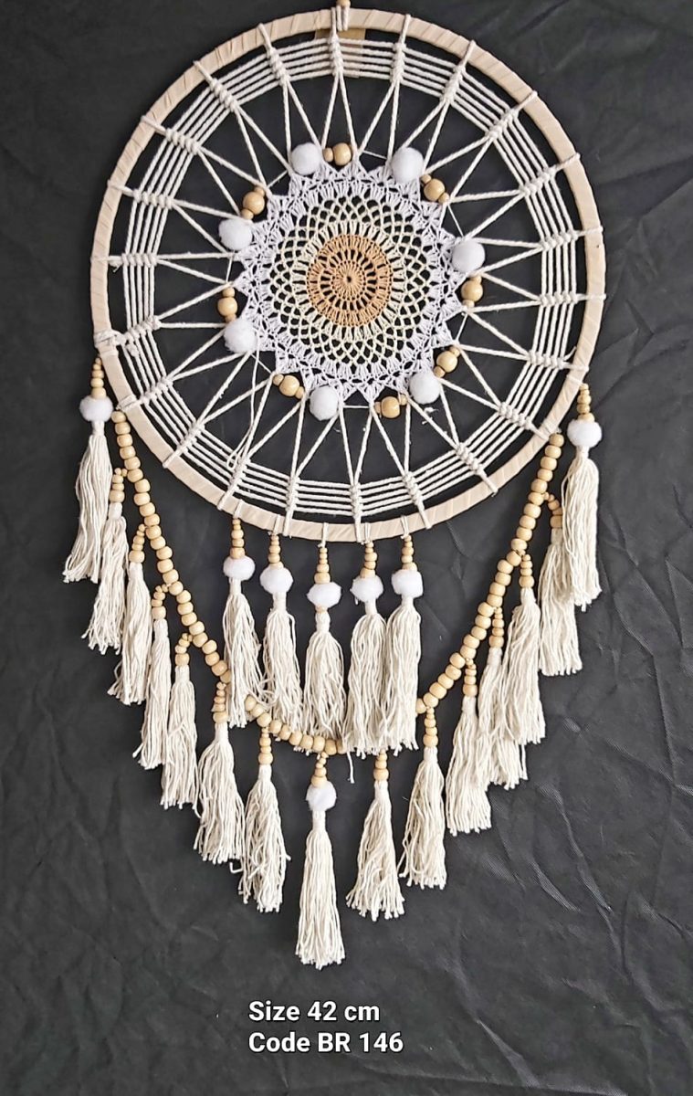 Dreamcatcher Natural Cotton Crochet