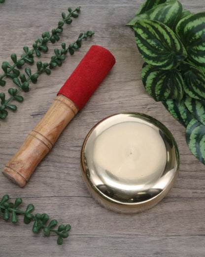 SINGING BOWL - Plain Brass 9cm