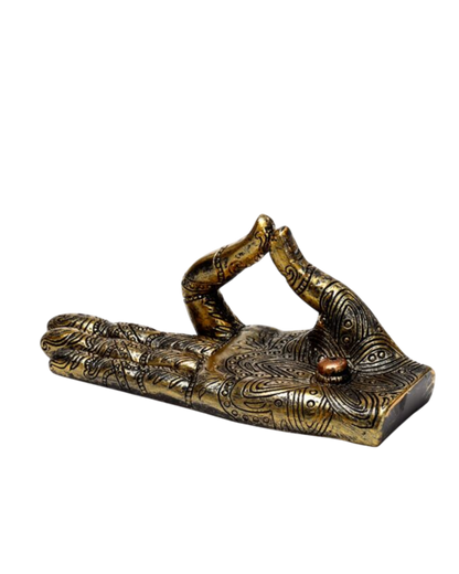 Henna Buddha Hand Incense Burner