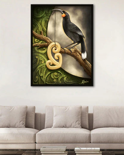 Framed Art Print Te Huia