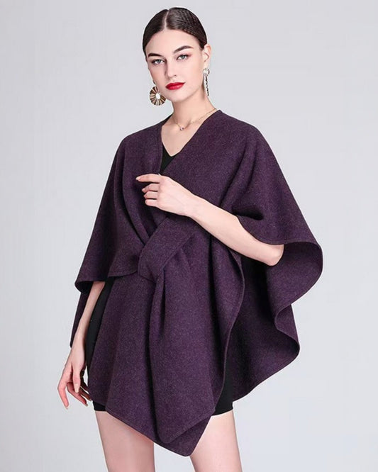 Davina Cape with pull through - GRAPE