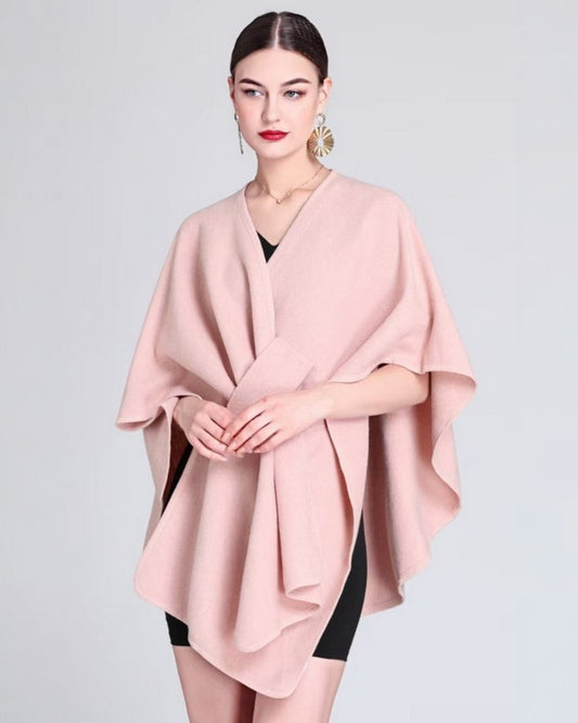 Davina Cape with pull through - PINK