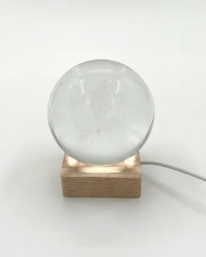 Tree of Life Crystal Ball with Light