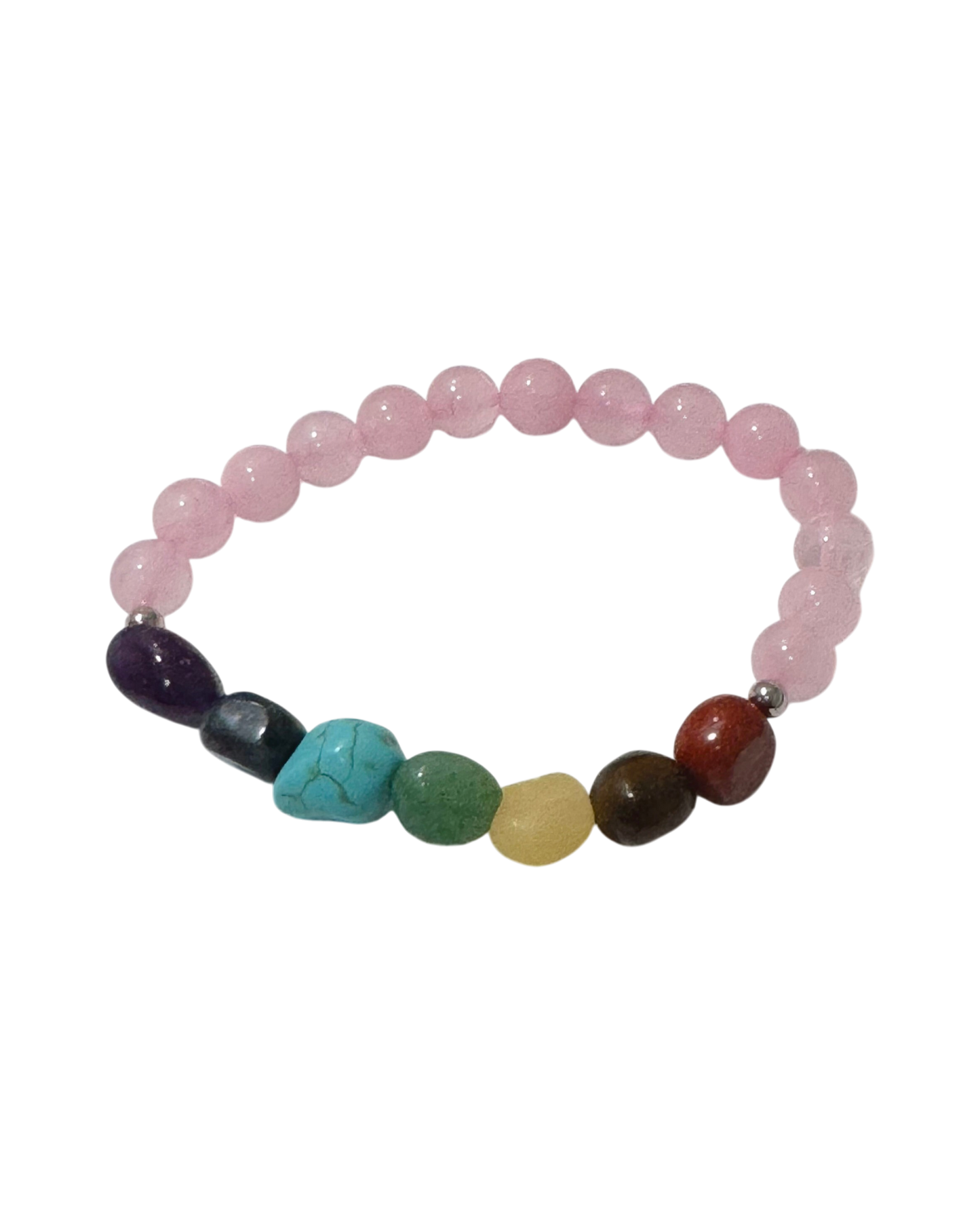 Chakra Tumblestones Bracelet Rose Quartz