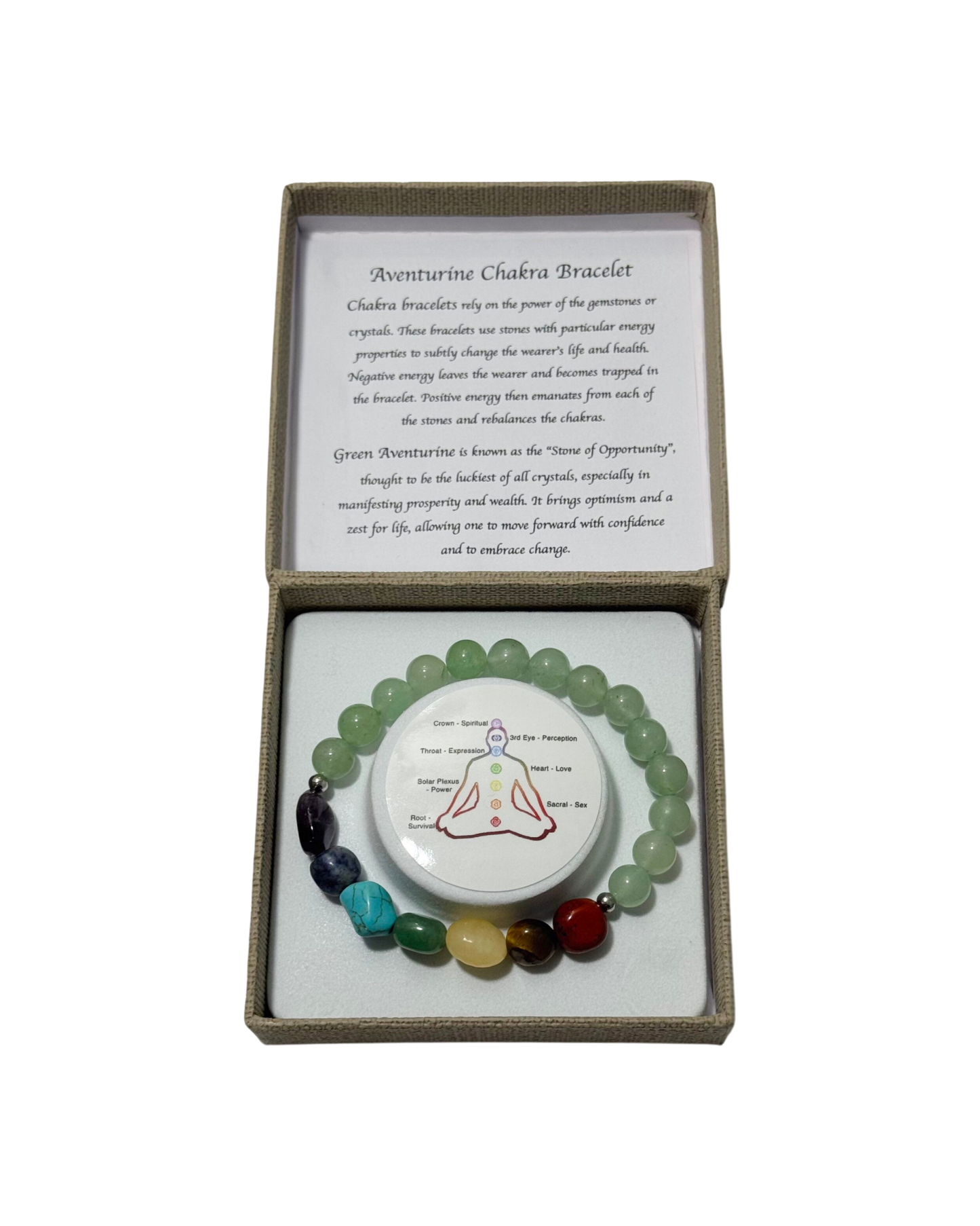 Chakra Tumblestones Bracelet Aventurine