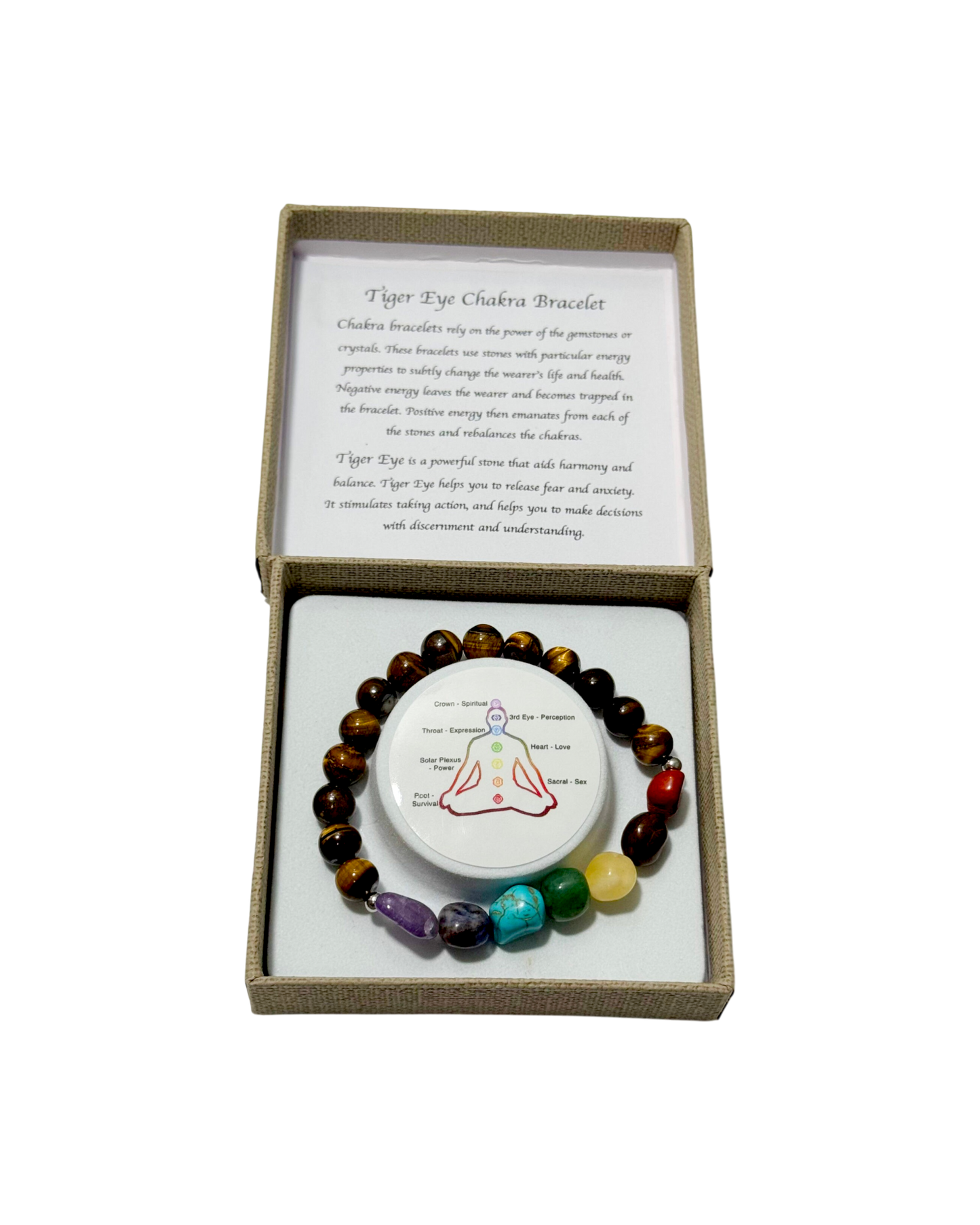 Chakra Tumblestones Bracelet Tiger eye