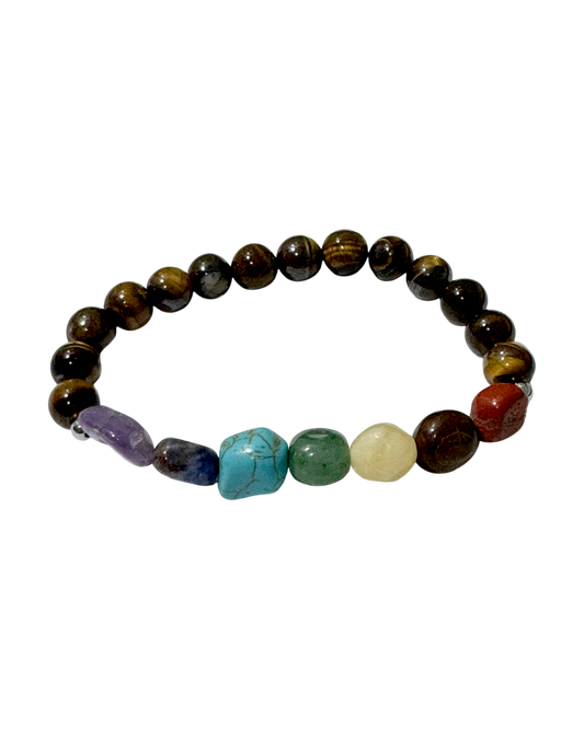 Chakra Tumblestones Bracelet Tiger eye
