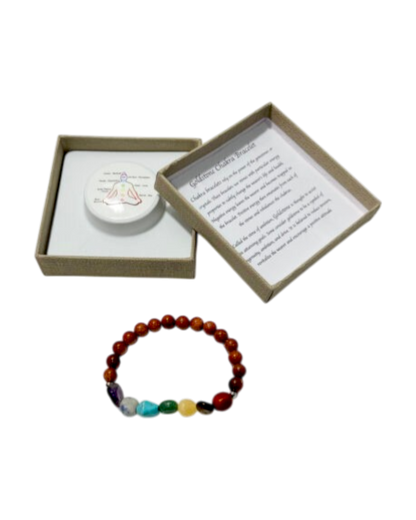 Chakra Tumblestones Bracelet Goldstone