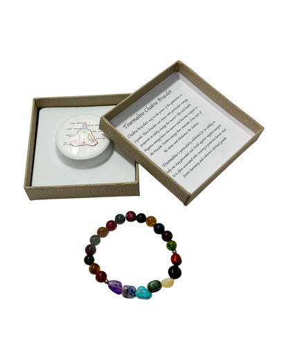 Chakra Tumblestones Bracelet Tourmaline