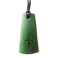 GREENSTONE TOKI CROSS ON BLACK CORD