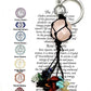 Chakra Keyring Rose Quartz