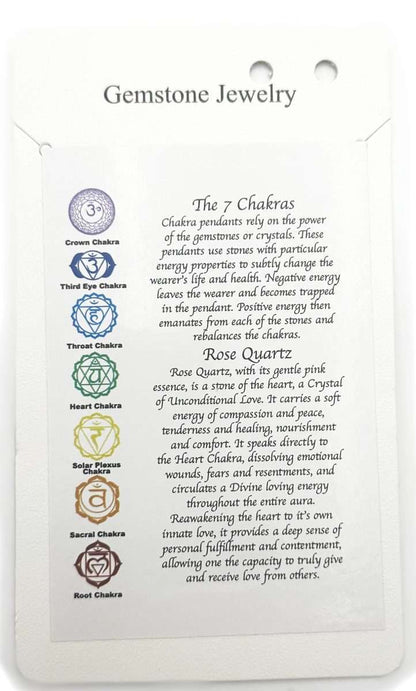 Chakra Keyring Rose Quartz