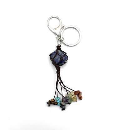 Chakra Keyring Lapis