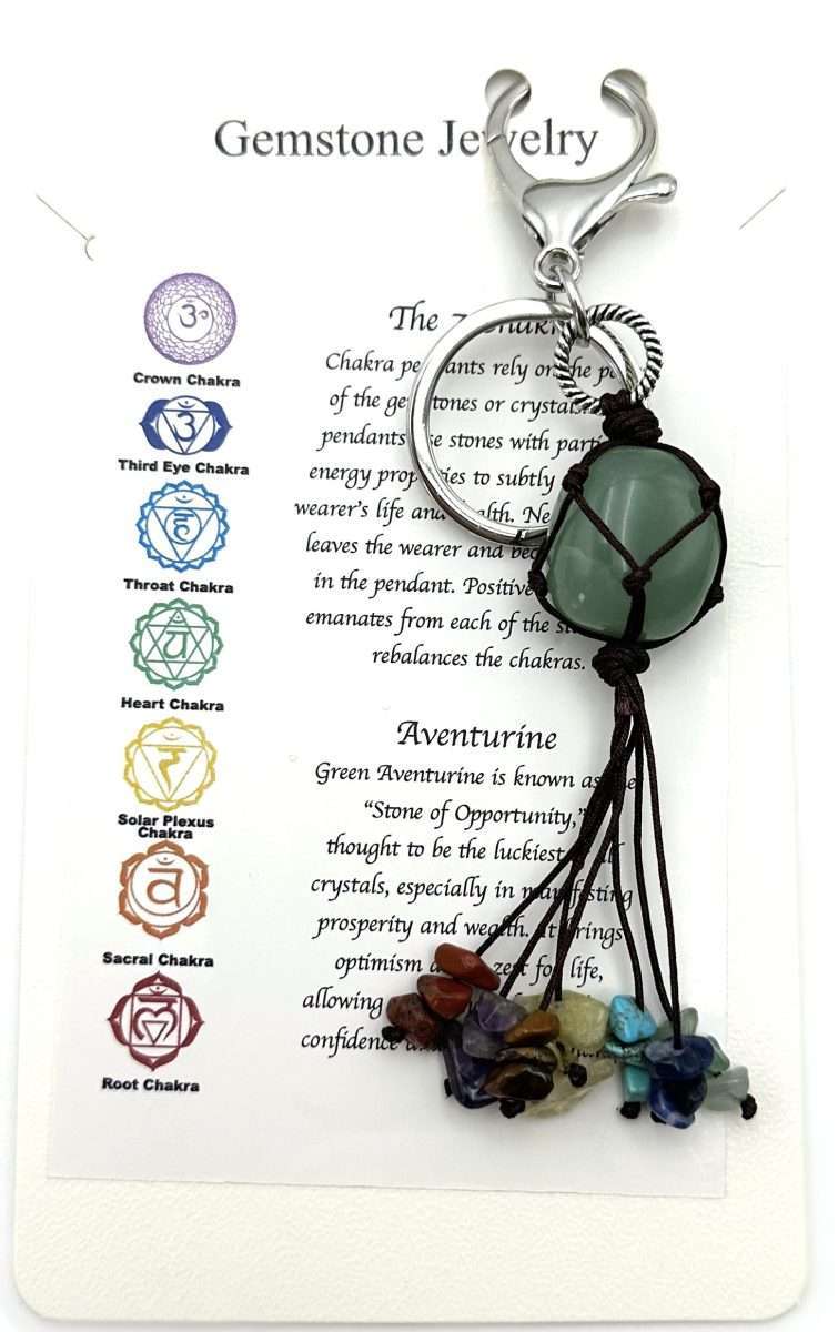 Chakra Keyring Aventurine