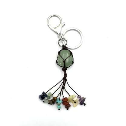 Chakra Keyring Aventurine