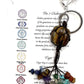 Chakra Keyring Tiger Eye