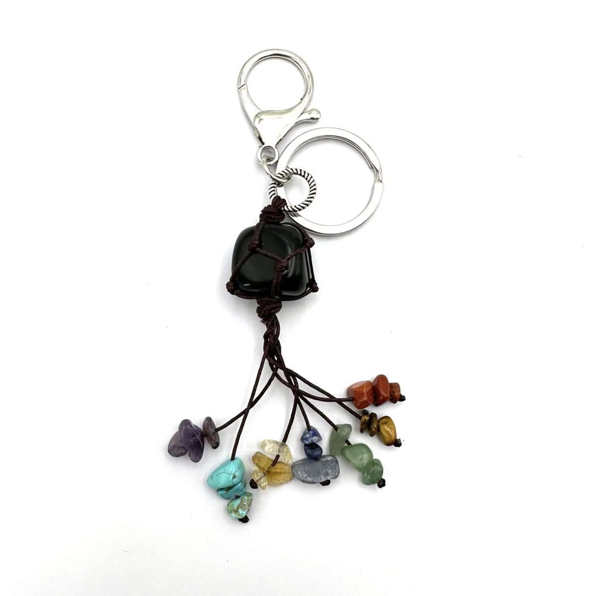 Chakra Keyring Obsidian