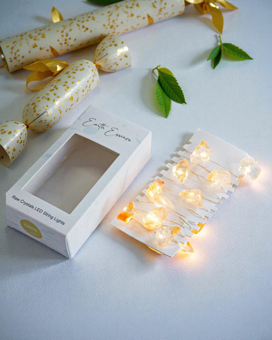 Crystal Fairy Lights Citrine