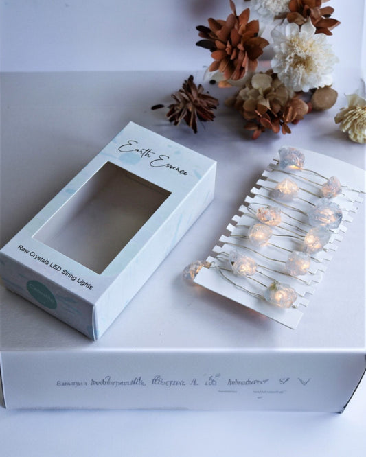 Crystal Fairy Lights Celestite