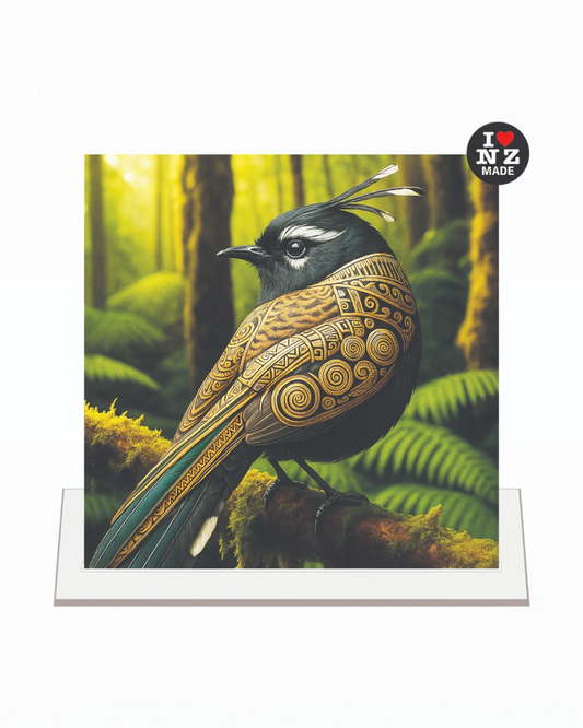Square Acrylic Print -  Fantail