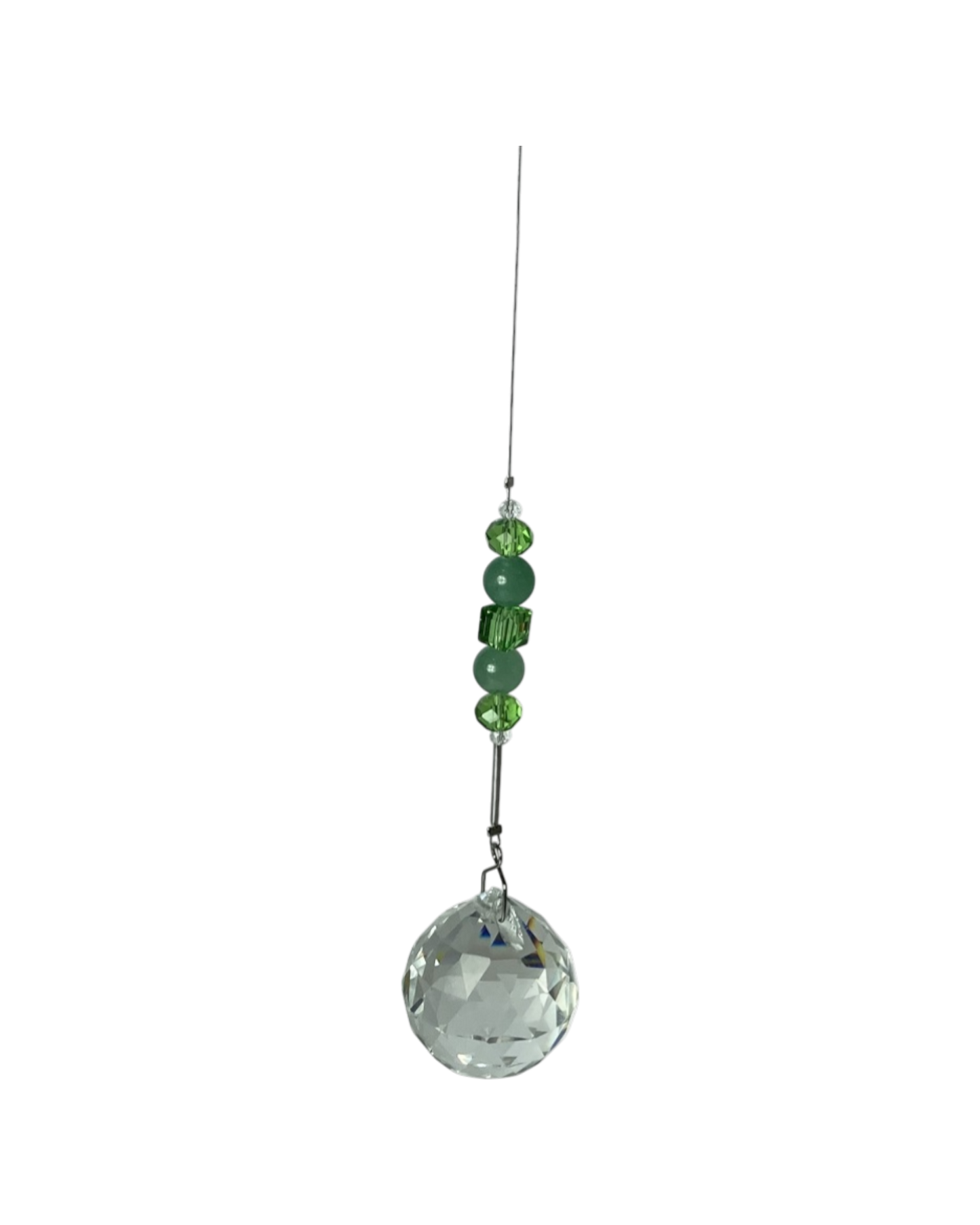 Aurora Crystal with Aventurine Good Luck