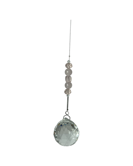 Aurora Crystal with Rose Quartz Love