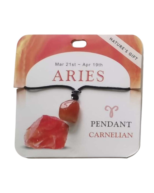 Carnelian- Aries Pendant