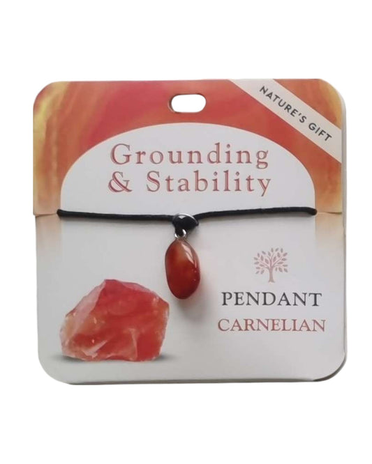 Carnelian- Grounding & Stability Pendant