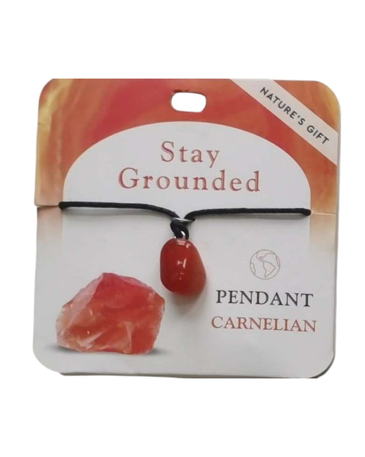 Carnelian- Stay Grounded Pendant