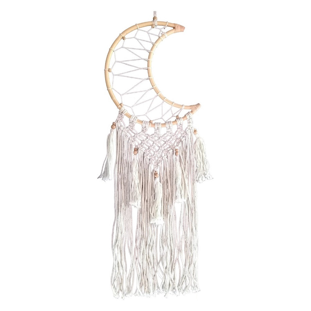 White Half Moon Dreamcatcher 25cm NEW!