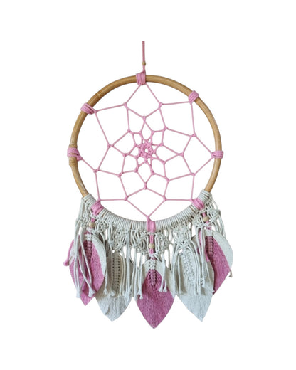 Flower of Life with Pink Leaves Dreamcatcher 32cm NEW!