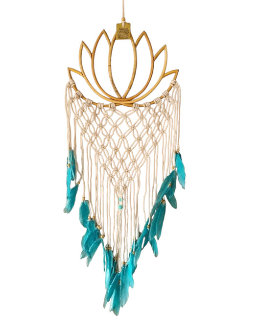 Lotus Flower Dreamcatcher 32cm