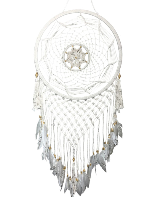 Dreamcatcher White Web 50cm