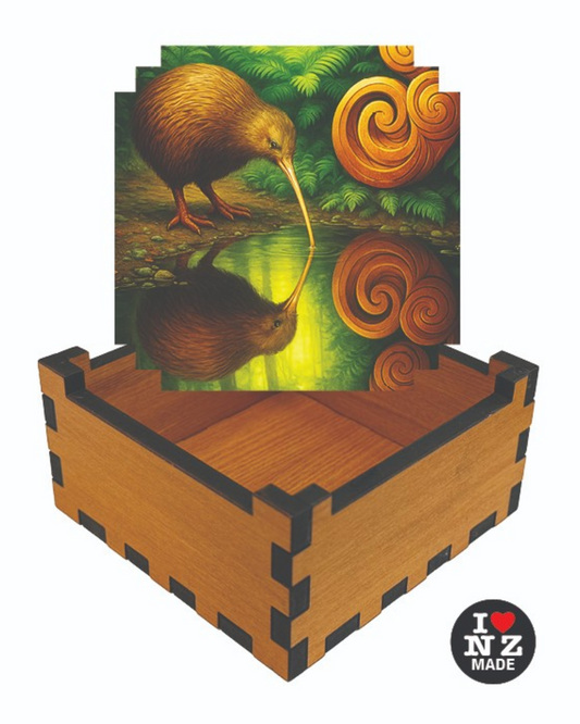 Kiwi Reflection Rimu Veneer Giftbox