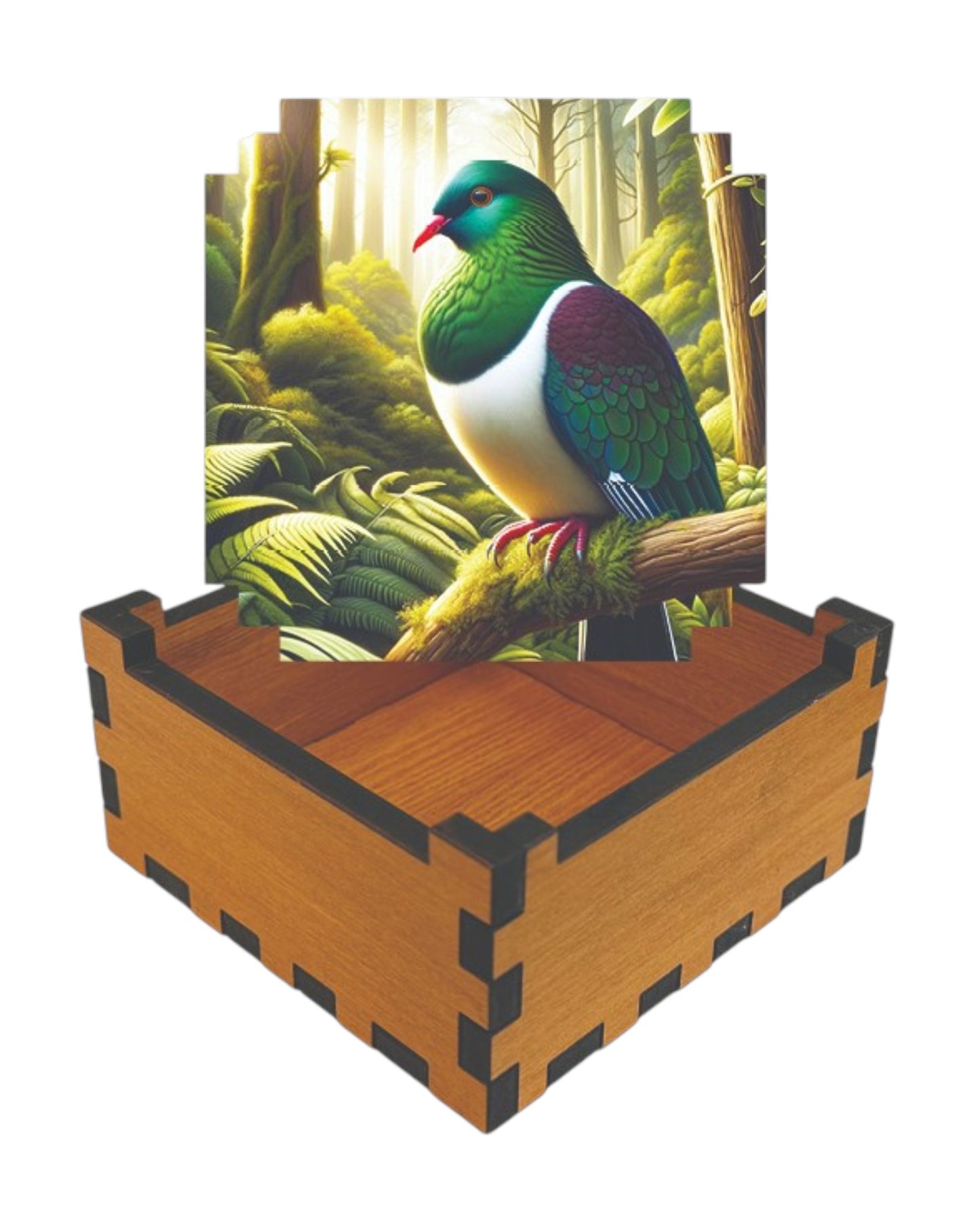Wood Pigeon Rimu Veneer Giftbox