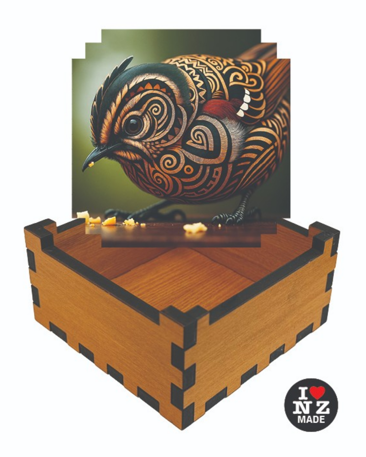 Fantail 2 Rimu Veneer Giftbox