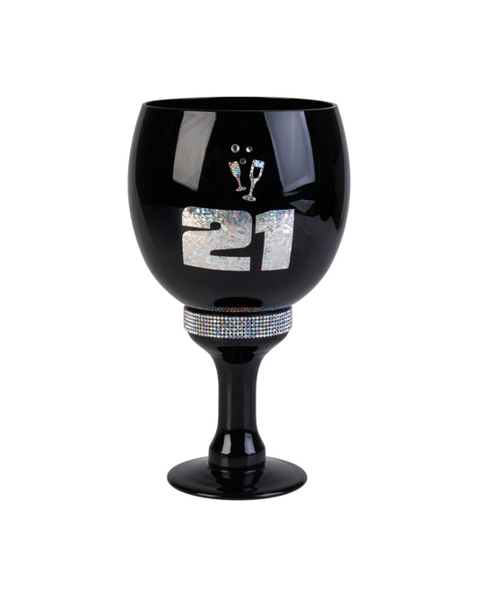 Happy 21st Birthday Black Luxe Pimp Cup