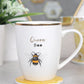 Queen Bee Ceramic Mug and Coaster Set