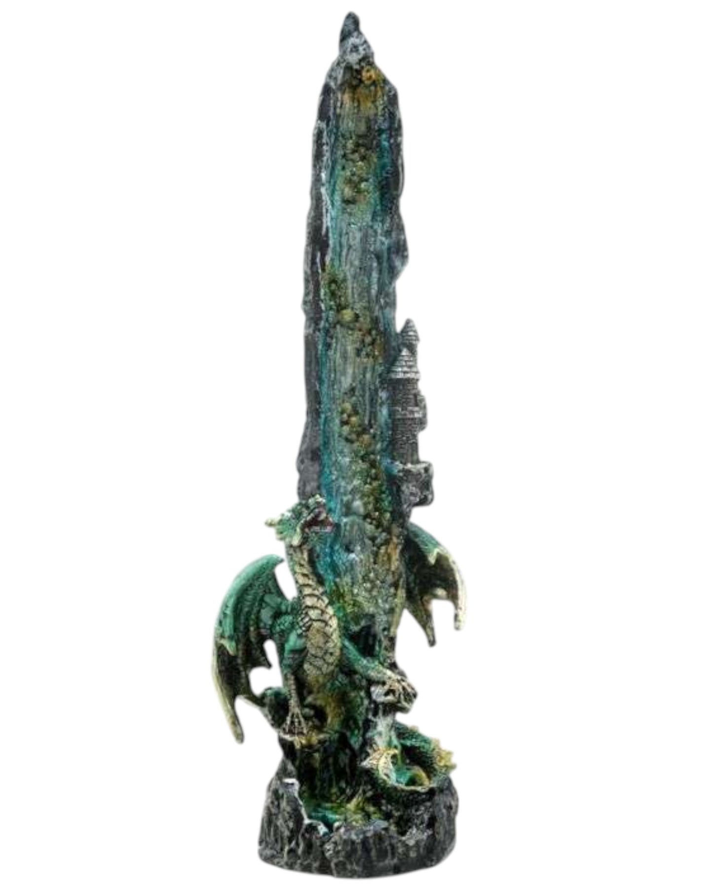 Dragon Waterfall Upright Ashcatcher Incense Stick Burner