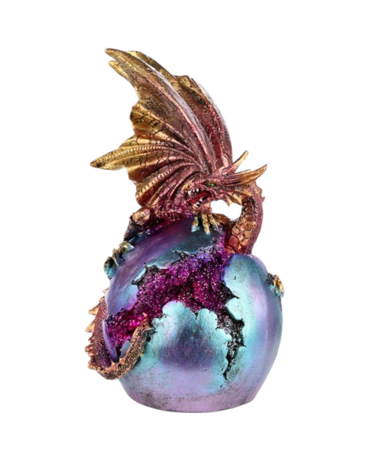 Dark Legends LED Geode Fire Dragon Egg