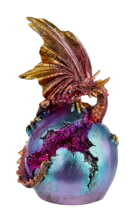 Dark Legends LED Geode Fire Dragon Egg