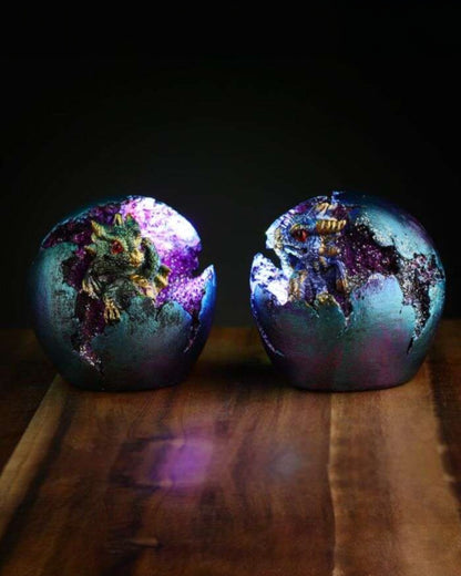 Baby Dragon LED Geode Hatching Dragon Egg