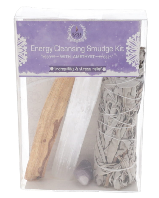Amethyst Energy Cleansing Smudge Kit