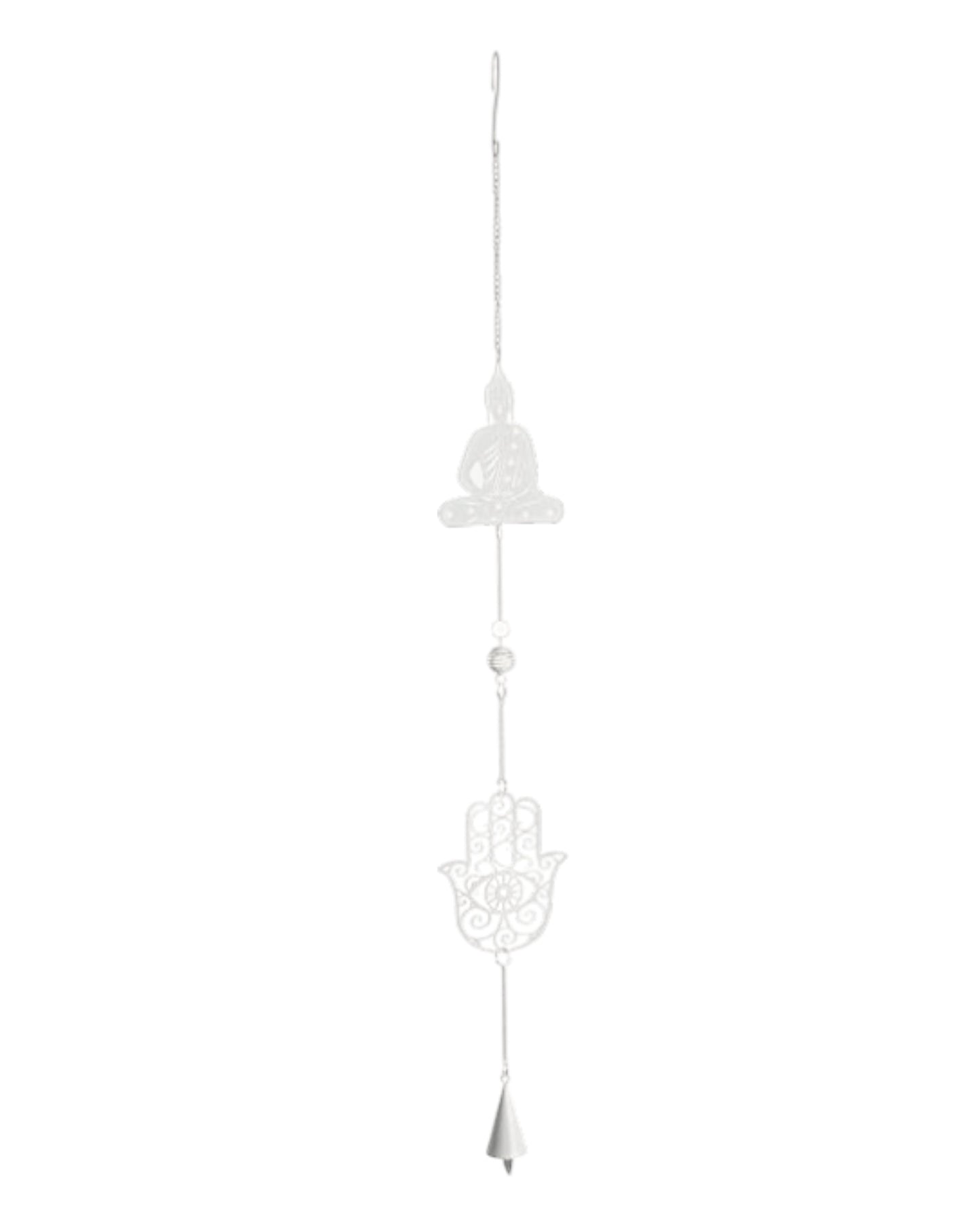 Buddha with hamsa hanger