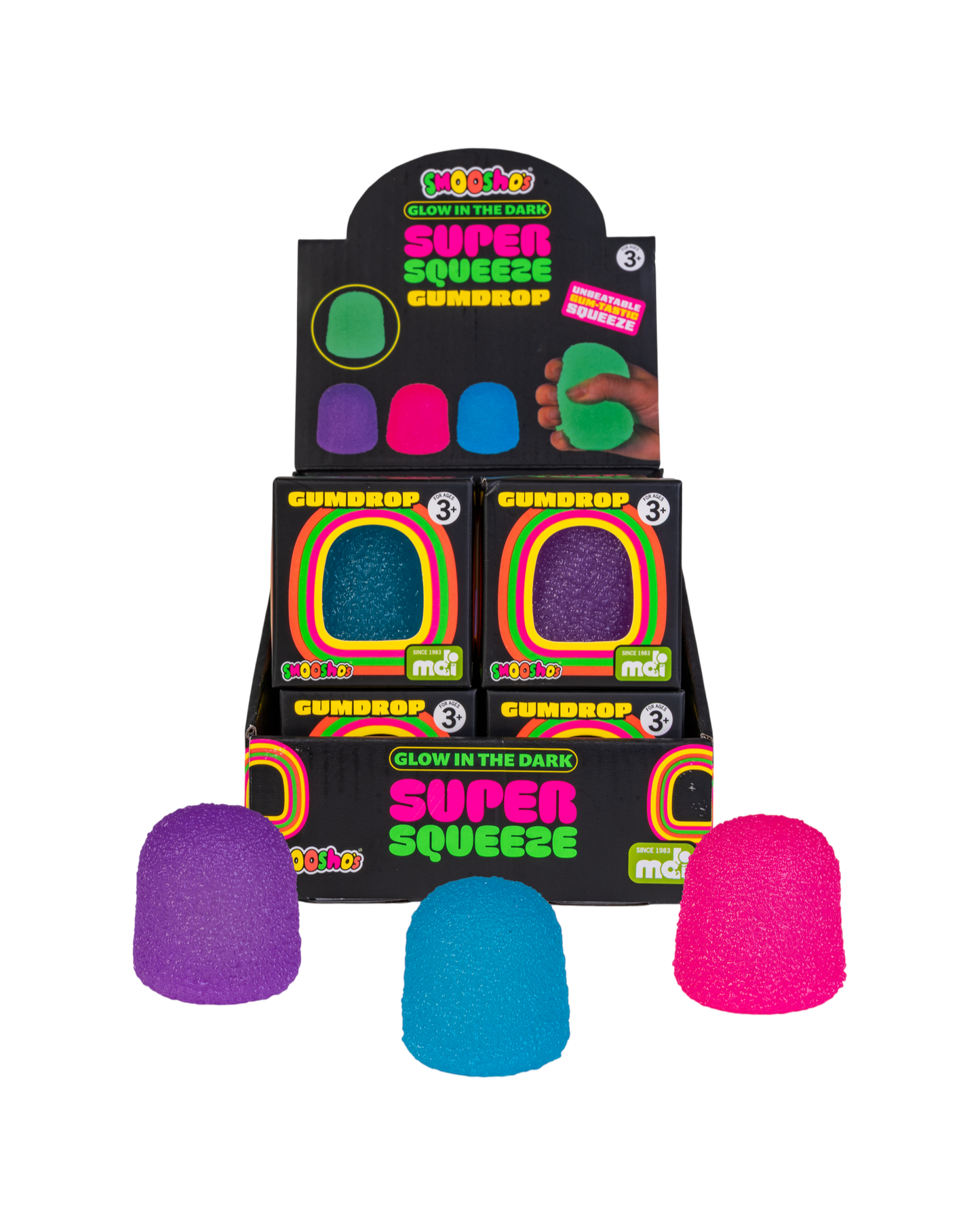 Smoosho’s Super Squeeze Glow-in-the-dark Gumdrop