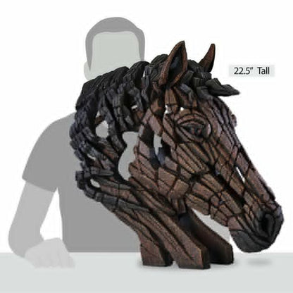 EDGE HORSE BUST Sculpture