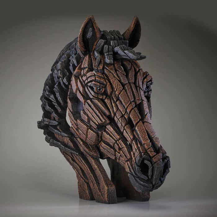 EDGE HORSE BUST Sculpture