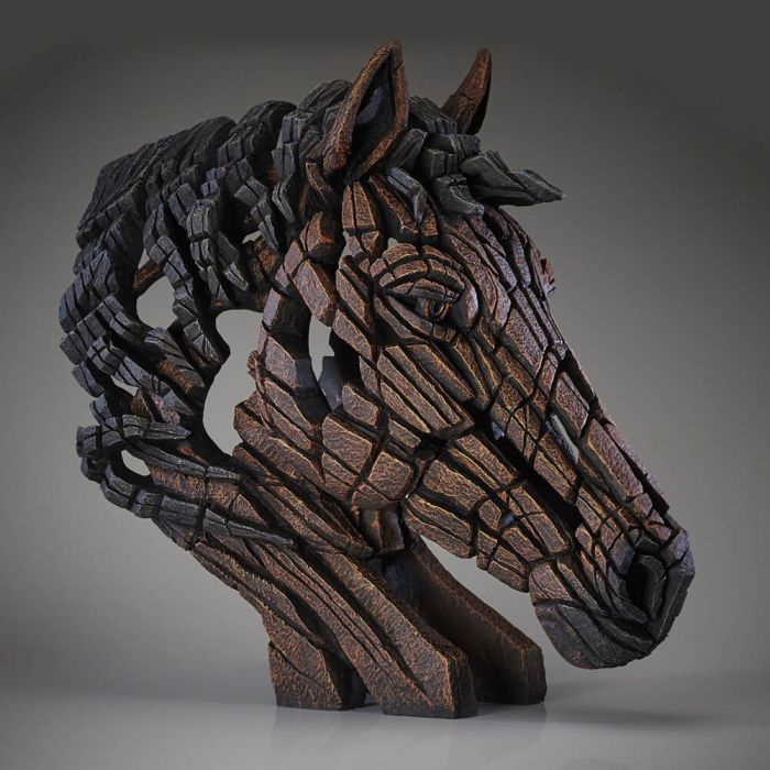 EDGE HORSE BUST Sculpture