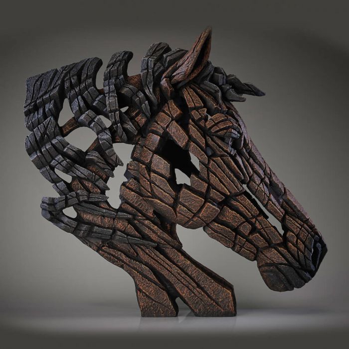 EDGE HORSE BUST Sculpture