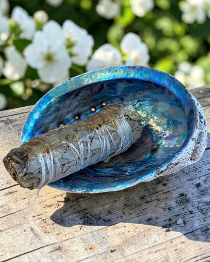 White Sage and Copal Smudge 4 inch